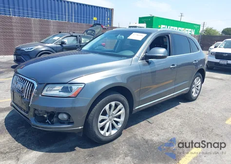 2016 Audi Q5 2.0T Premium z USA, uszkodzony, nr VIN WA1L2AFP1GA120499